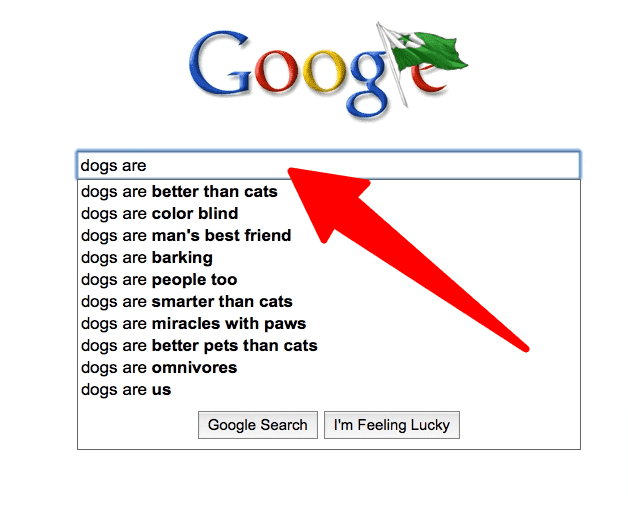 searching for that keyword